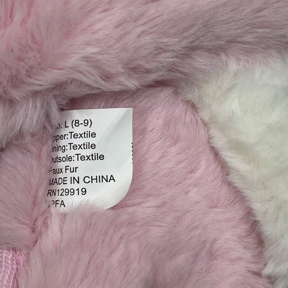 Jessica Simpson Sz L Pink & White X Slide Slippers NWT - Picture 5 of 7